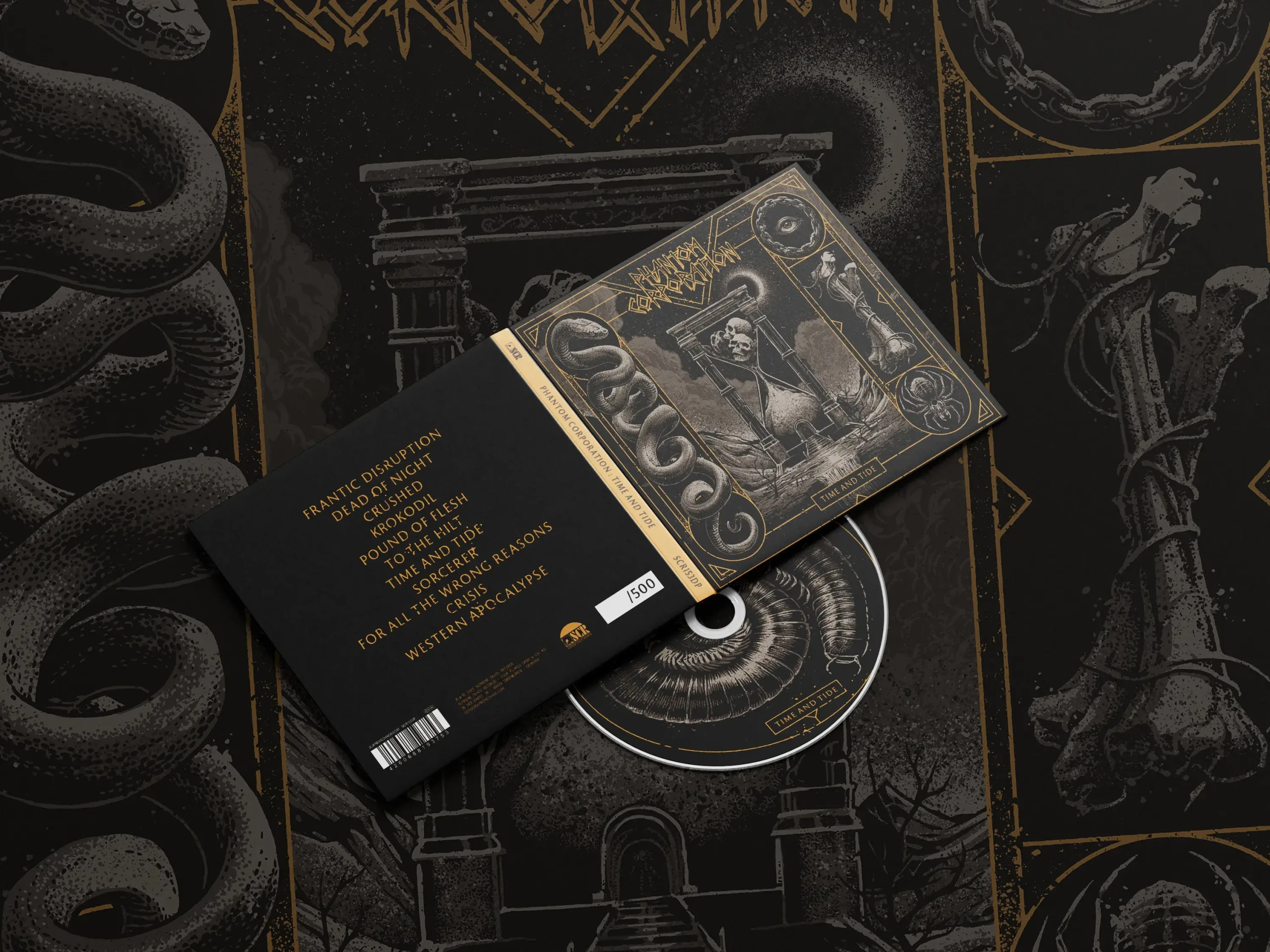 PHANTOM CORPORATION · Time And Tide | DIGIPAK CD (Thrash Metal/D-Beat/Death Metal CDs) · Picture 3