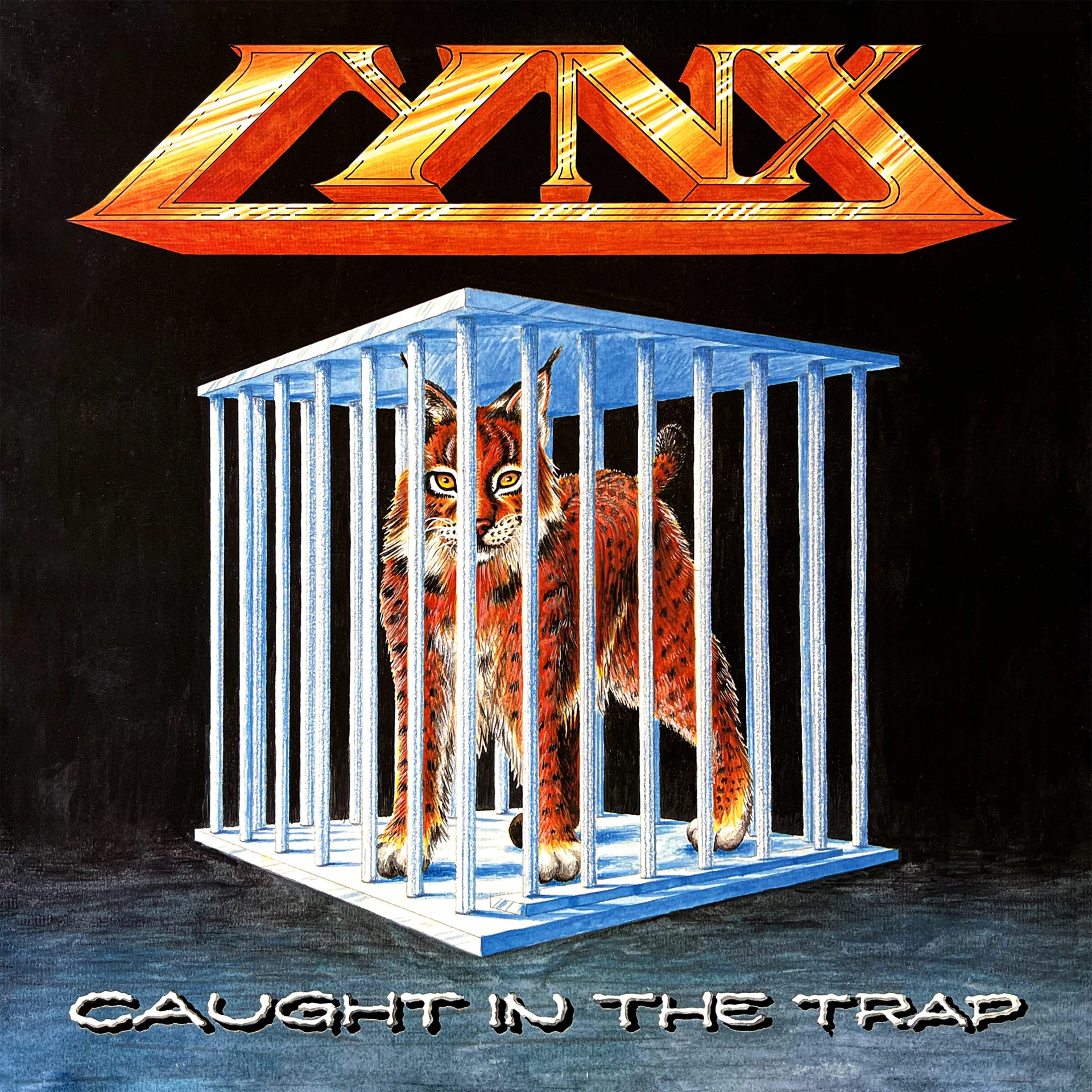 LYNX · Caught in the trap | NIGHT BLACK LP (Heavy Metal Vinyl) · Picture 2