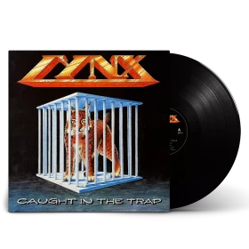LYNX · Caught in the trap | NIGHT BLACK LP (Heavy Metal Vinyl)