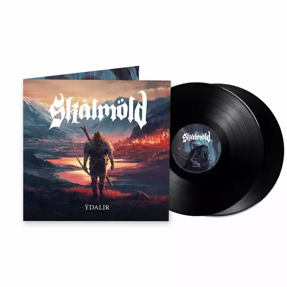 SKALMÖLD · Ýdalir | BLACK DOUBLE VINYL (Viking Metal/Folk Metal Vinyl)