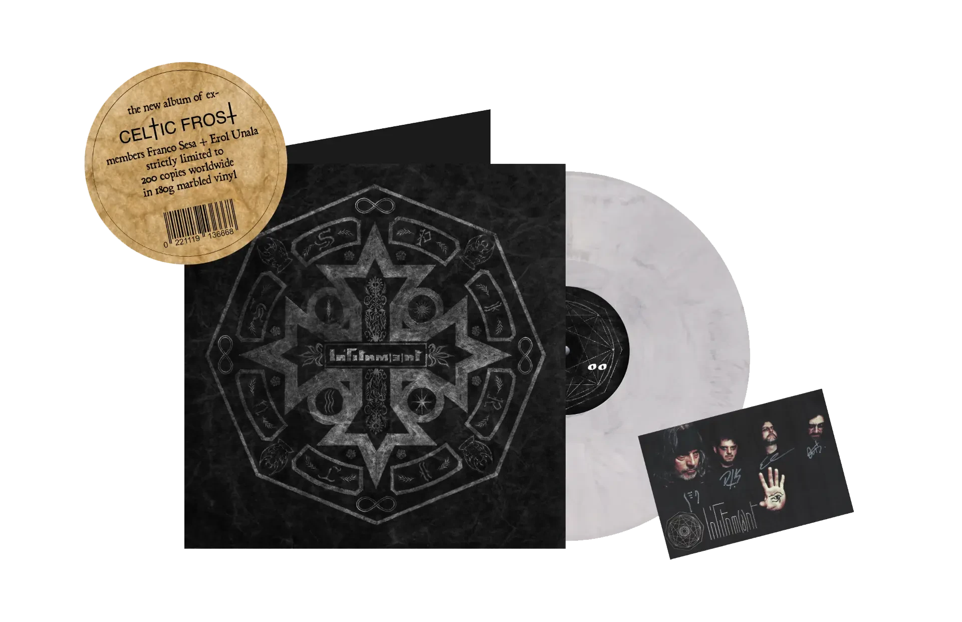 INLITNMENT - Spiritual Warfare [GREY MARBLED VINYL] (Death Metal/Black Metal Vinyl)
