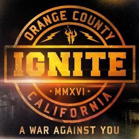 IGNITE · A War Against You | YELLOW BLACK SPLATTER LP (Hardcore Vinyl) · Picture 1