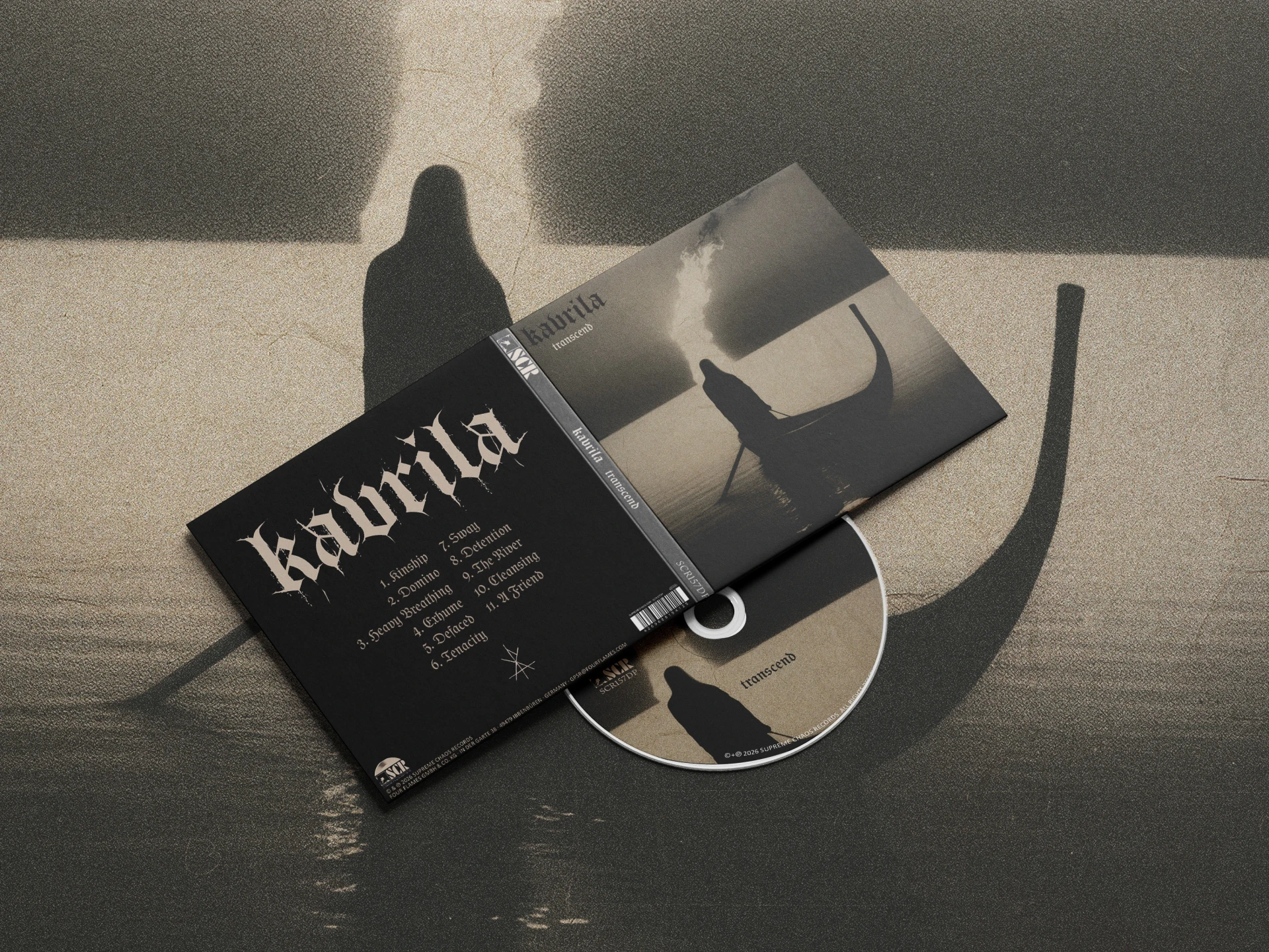 KAVRILA · Transcend | DIGIPAK CD (Hardcore/Sludge/Crust/Post Metal CDs) · Picture 3