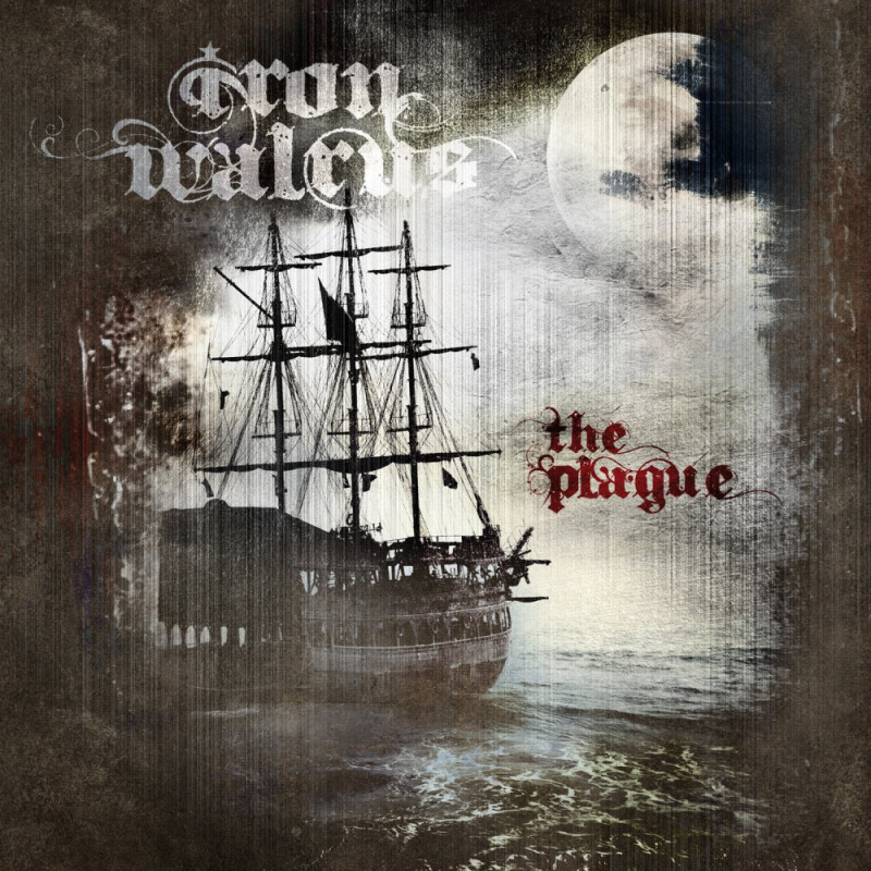 IRON WALRUS - The Plague · RED/BLACK LP (Sludge Vinyl) · Picture 1