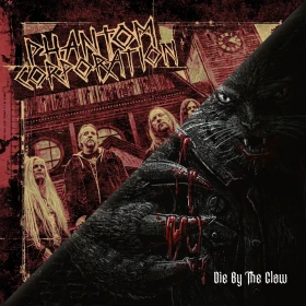 PHANTOM CORPORATION / CATBREATH · Commando / Die By The Claw | BLACK LP (Thrash Metal/Death Metal Vinyl) · Picture 2