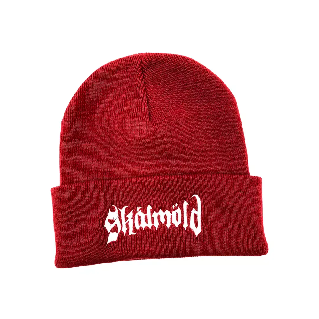 SKALMÖLD · Logo | RED BEANIE (Viking Metal/Folk Metal Clothes)