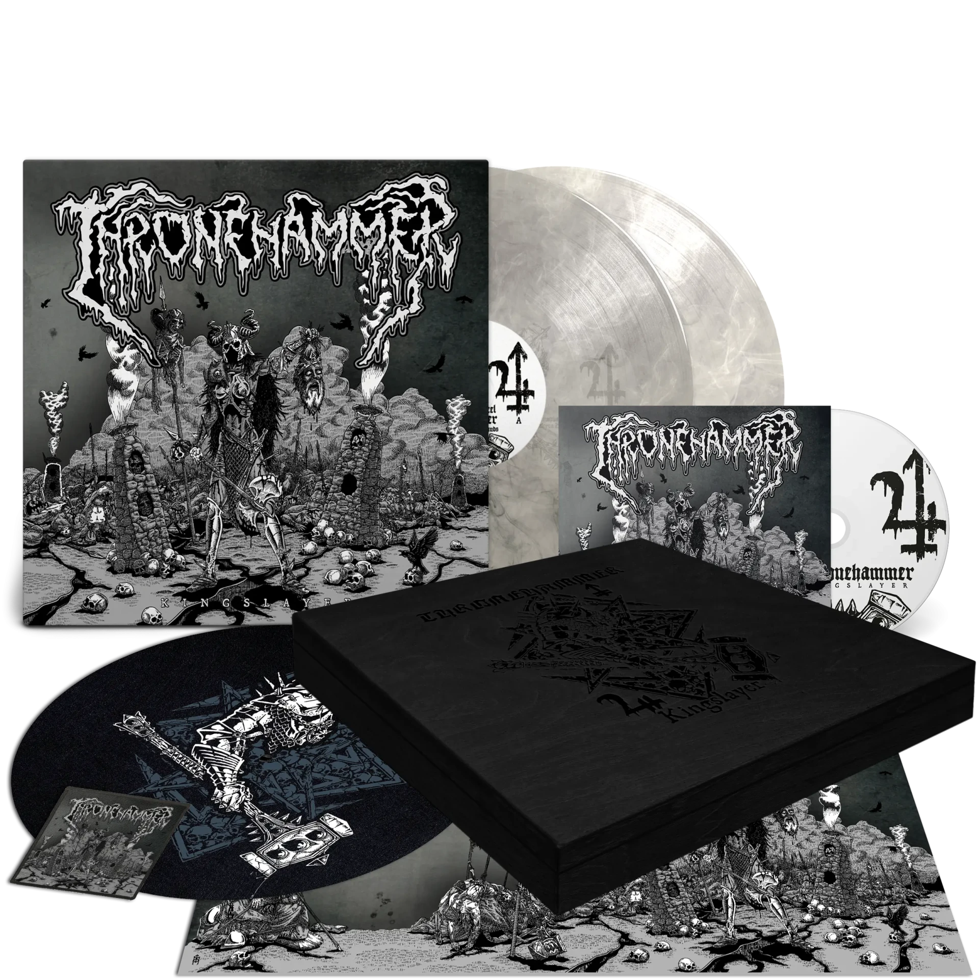 THRONEHAMMER · Kingslayer (Signed) | EXCLUSIVE BOX SET (Doom Metal/Epic Metal/Death Metal Vinyl)