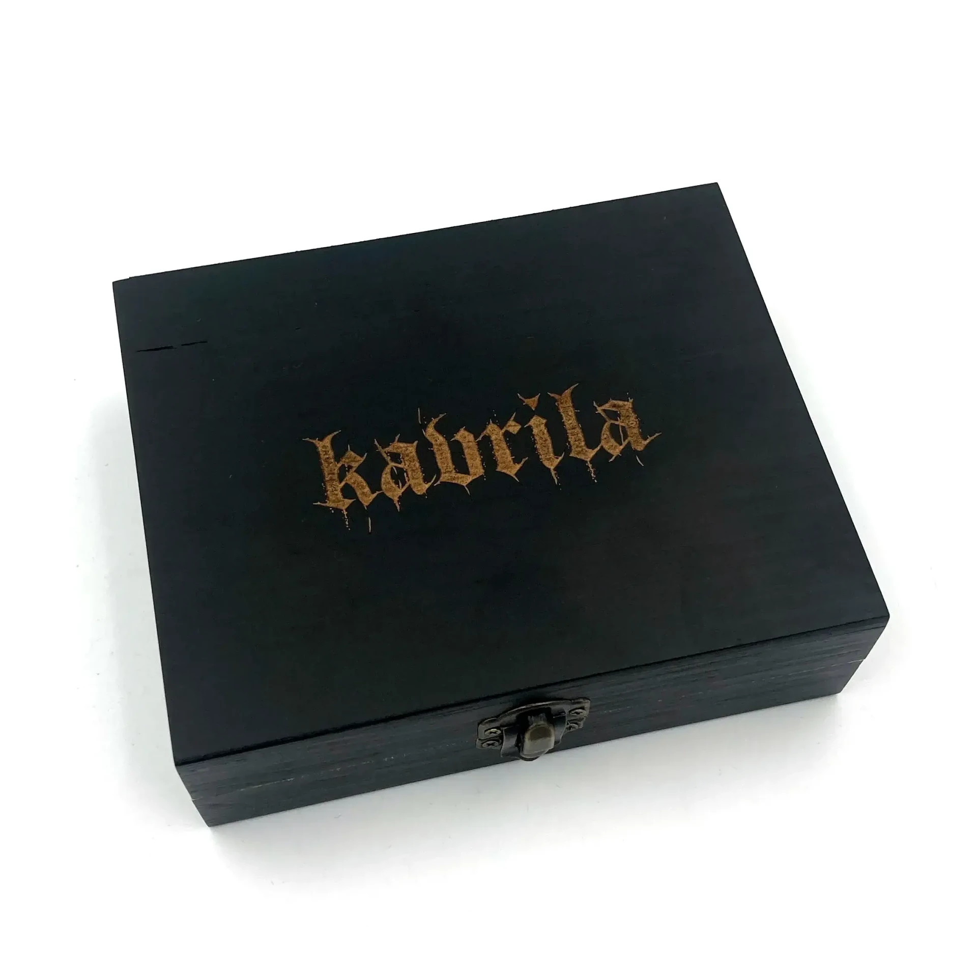 KAVRILA · Heretics I | WOODEN TAPE BOX (Sludge/Doom Metal/Black Metal/Hardcore Tapes)