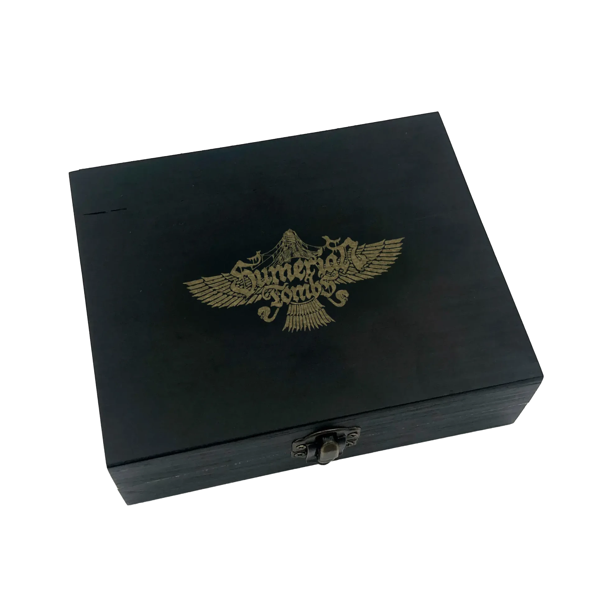 SUMERIAN TOMBS · Age of Eternal Night/As Sumer Thrones At Night | WOODEN TAPE BOX (Black Metal/Death Metal Tapes) · Picture 2