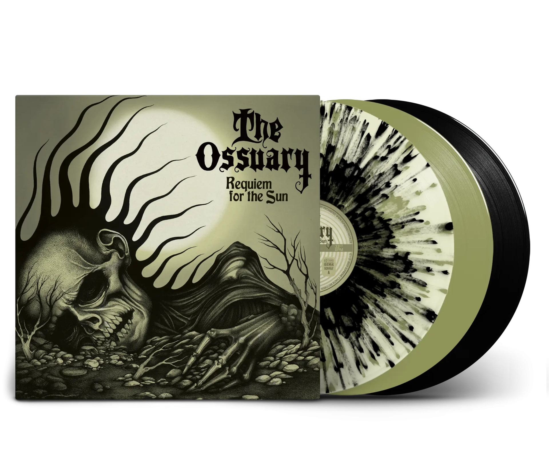 THE OSSUARY - Requiem For The Sun [OLIVE GREEN LP] 2
