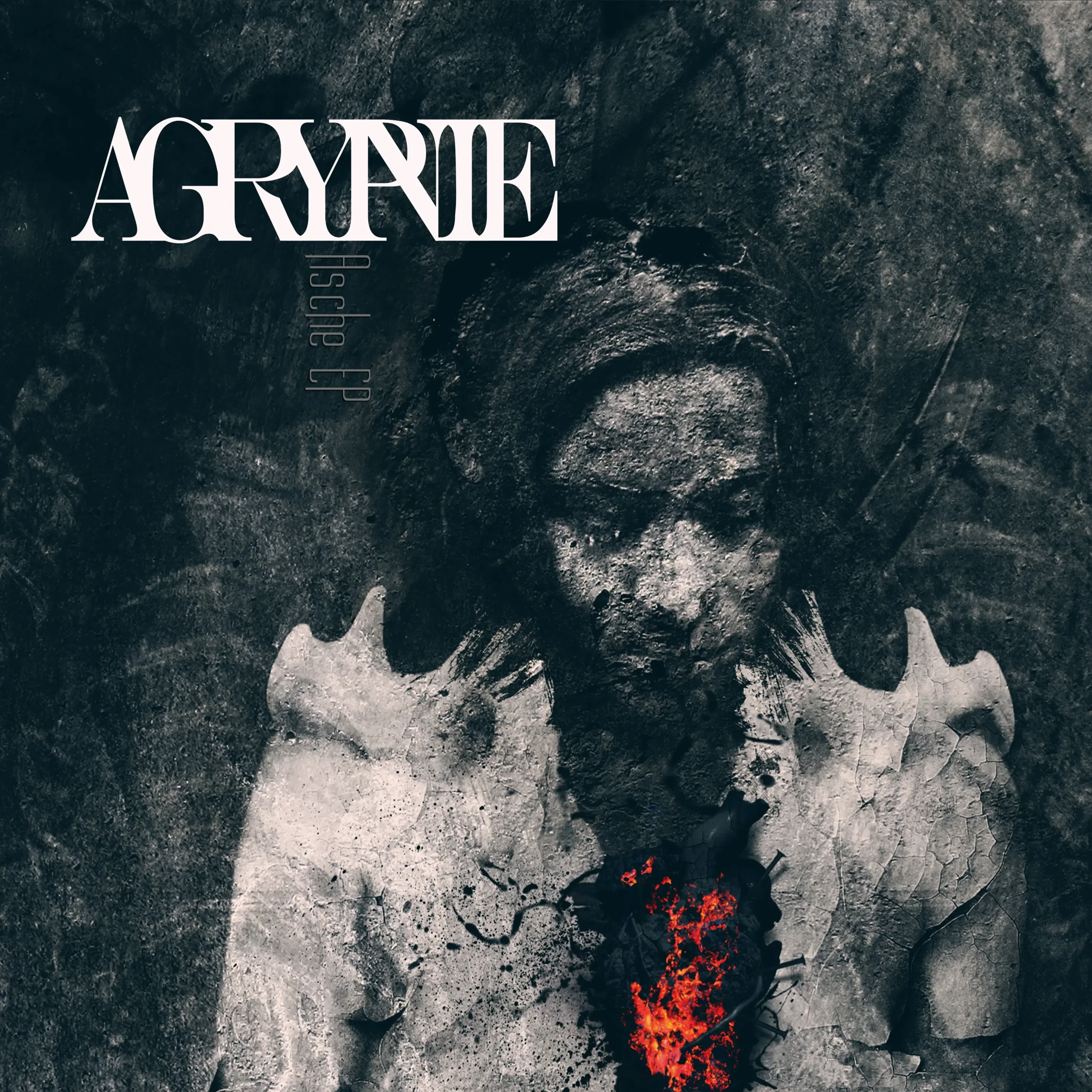 AGRYPNIE · Asche EP | CLEAR LP (Black Metal Vinyl) · Picture 1
