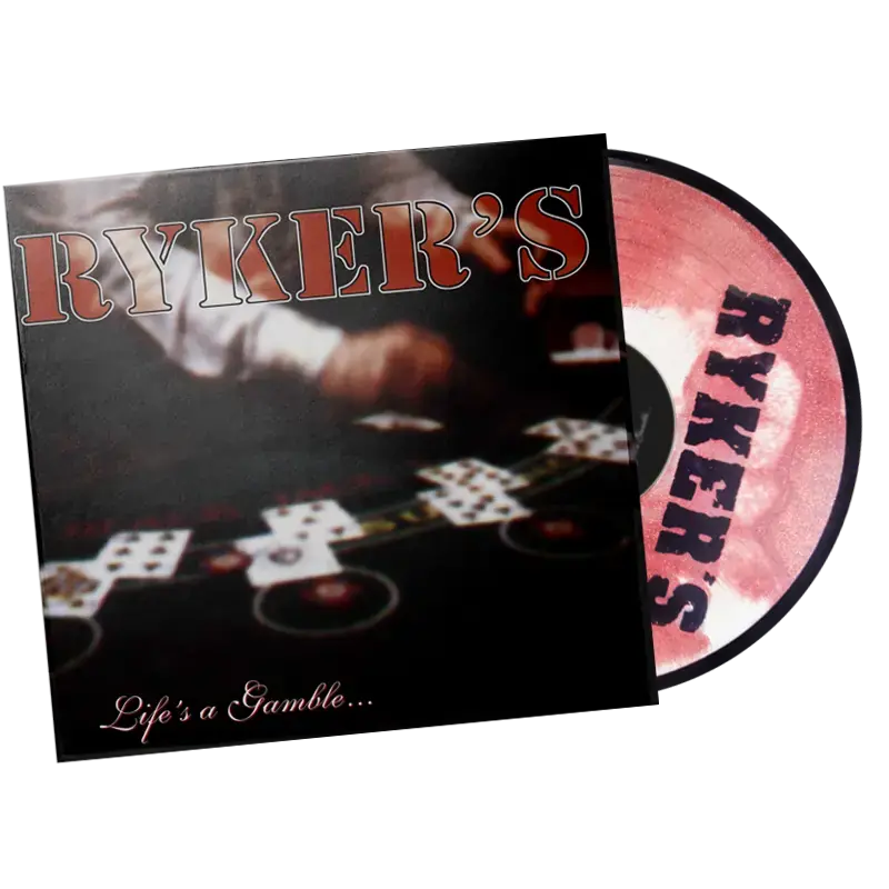 RYKER'S · Life's A Gamble | SAND FILLED WITH LOGO PRINT VINYL (Hardcore Vinyl)