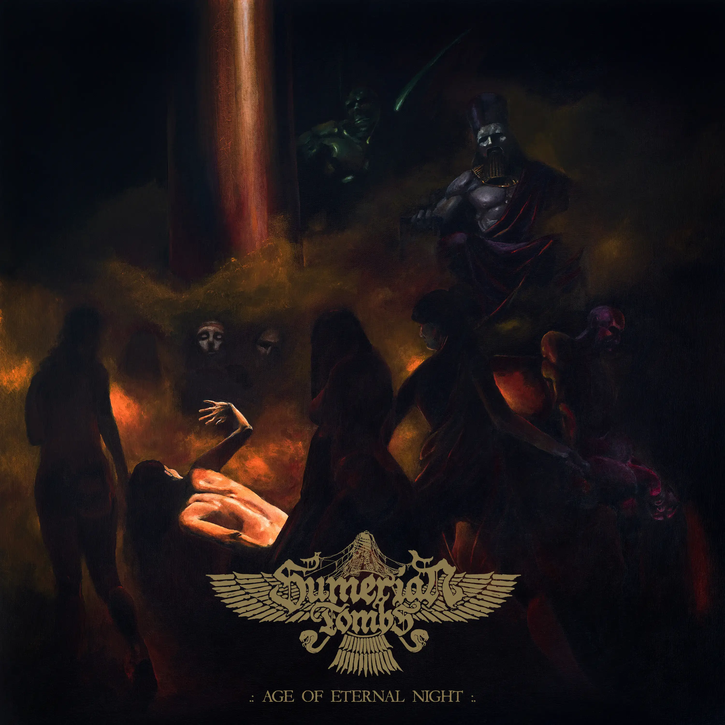 SUMERIAN TOMBS · Age Of Eternal Night | GOLD GATEFOLD VINYL (Black Metal/Death Metal Vinyl) · Picture 1