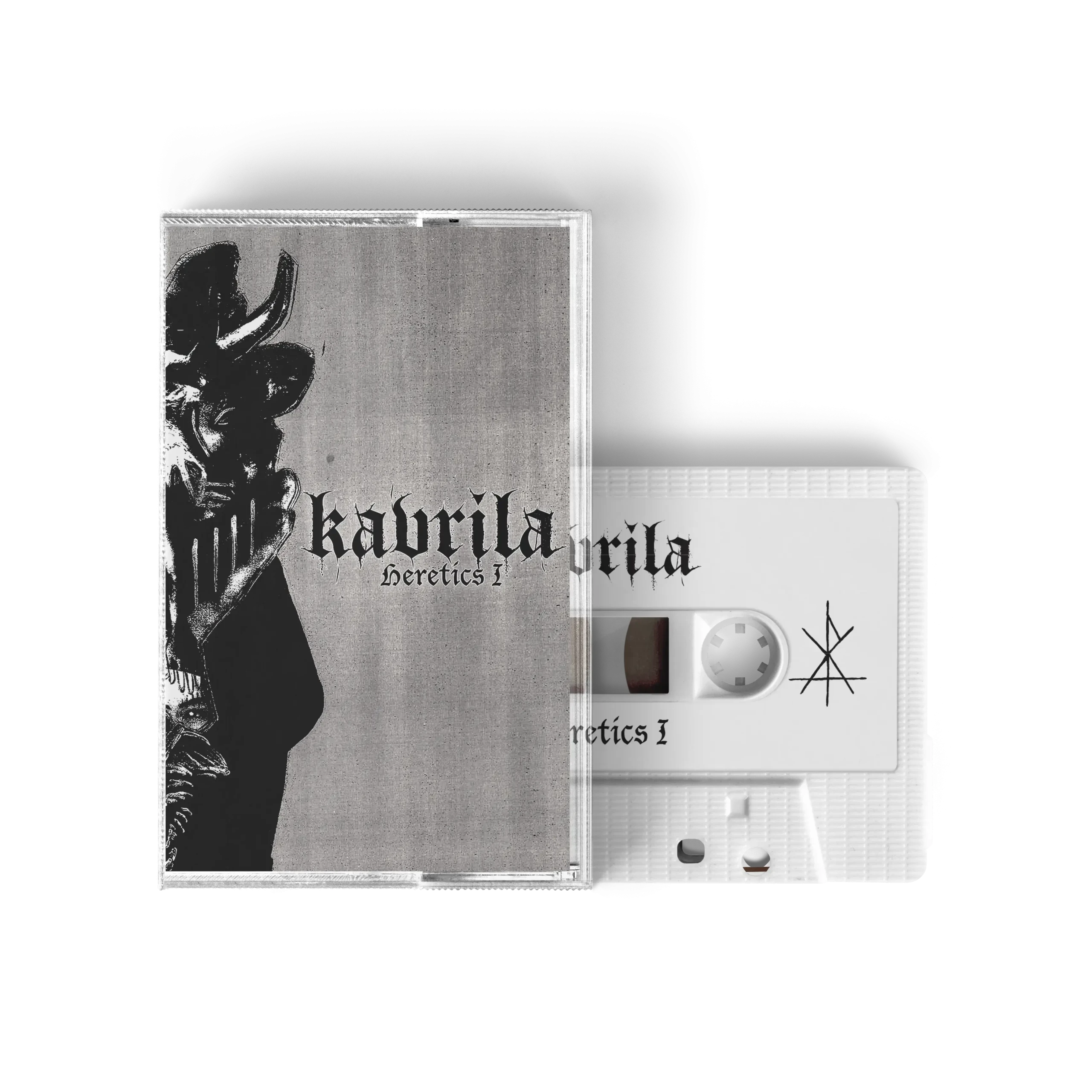 KAVRILA · Heretics I | WHITE TAPE (Sludge/Doom Metal/Black Metal/Hardcore Tapes)