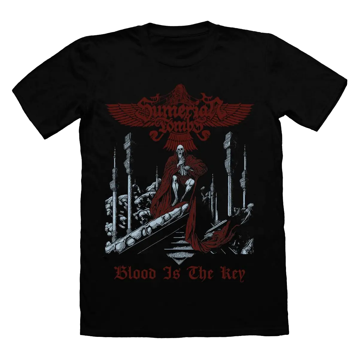 SUMERIAN TOMBS · Blood is the Key | T-SHIRT (Black Metal Clothes)
