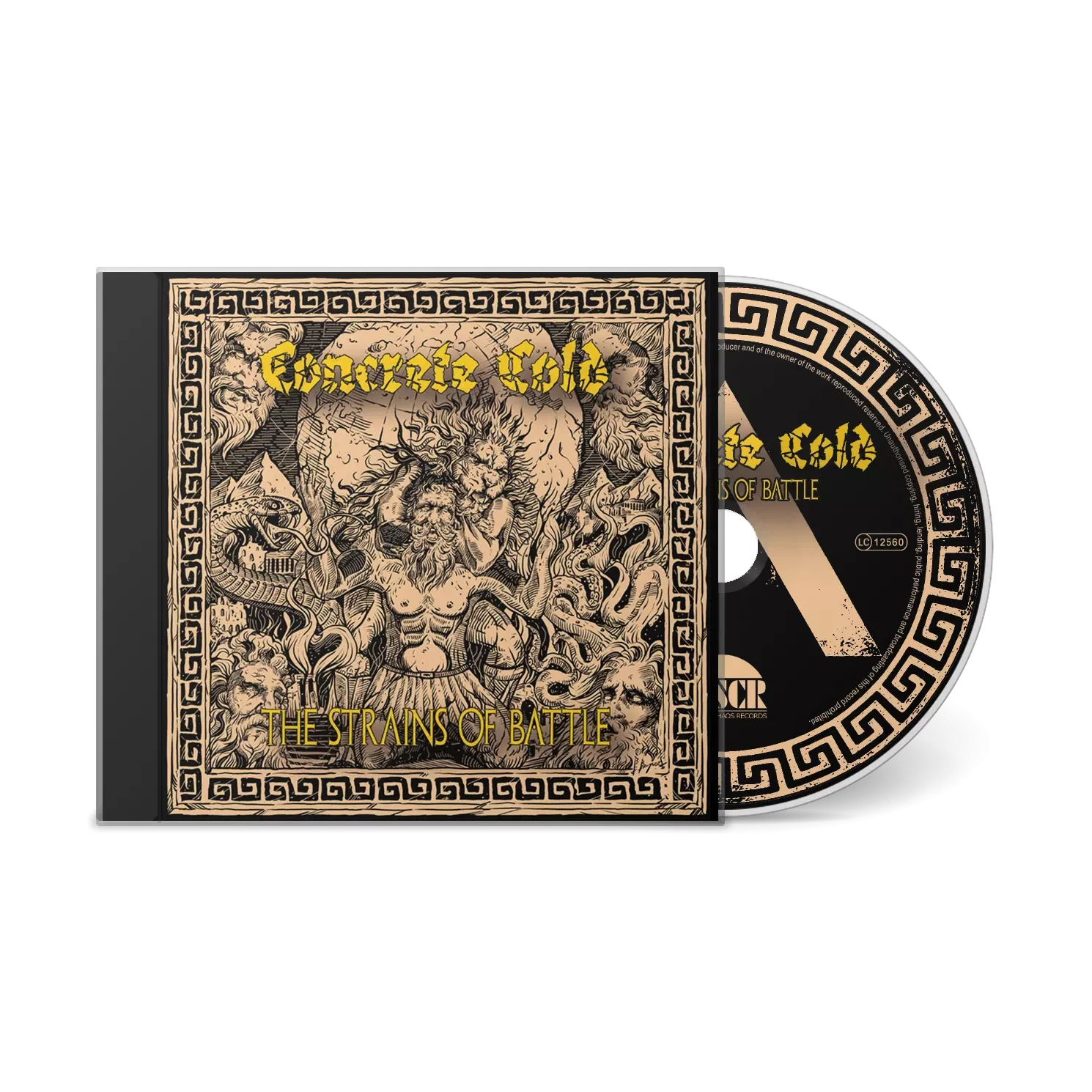 CONCRETE COLD · The Strains Of Battle | CD (Death Metal/Sludge Metal CDs)