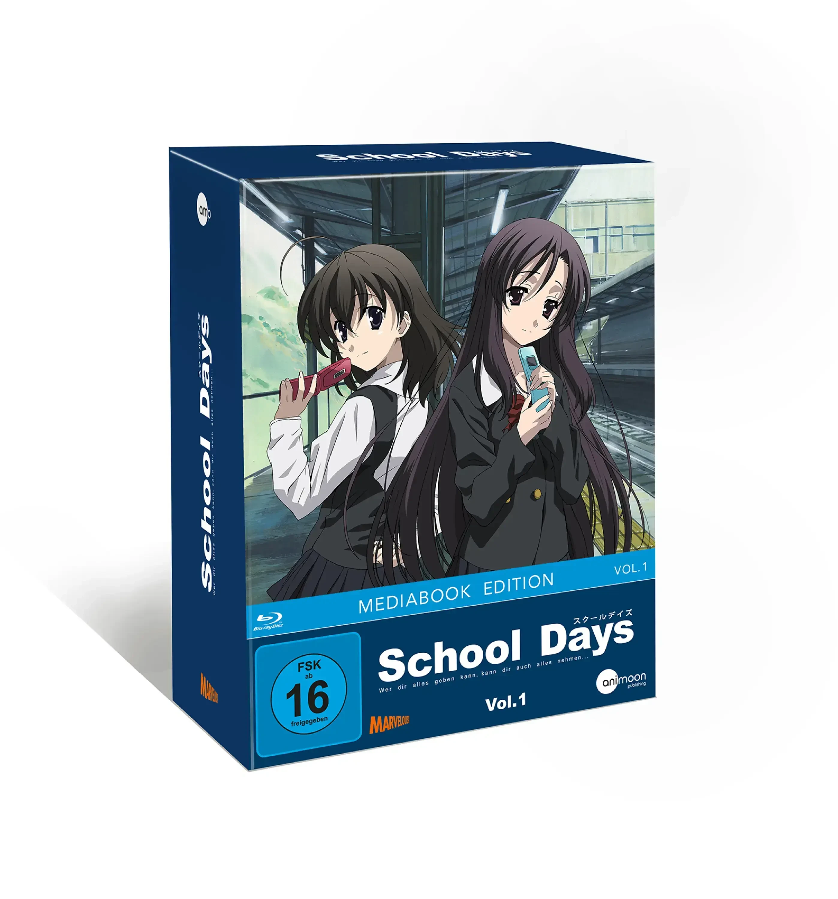 SCHOOL DAYS · School Days Vol.1 | BLU-RAY (Animation/Anime DVDBluRay)