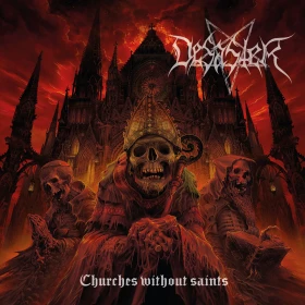 DESASTER · Churches Without Saints | BLACK LP (Thrash Metal/Black Metal Vinyl) · Picture 1