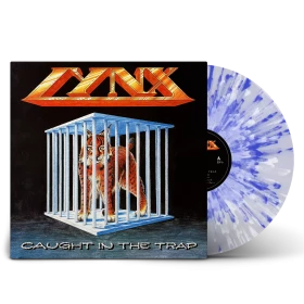 LYNX · Caught in the trap | FROZEN SKY SPLATTER LP (Heavy Metal Vinyl)