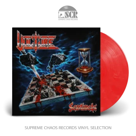 VULTURE · Sentinels | BRIGHT RED/WHITE MARBLED LP (Heavy Metal Vinyl)