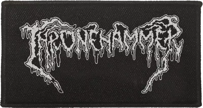 THRONEHAMMER · Logo Rectangular | PATCH (Doom Metal/Epic Metal/Death Metal Others)