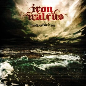 IRON WALRUS · Insidious Black Sea | CLEAR/BLUE LP (Sludge Vinyl) · Picture 1