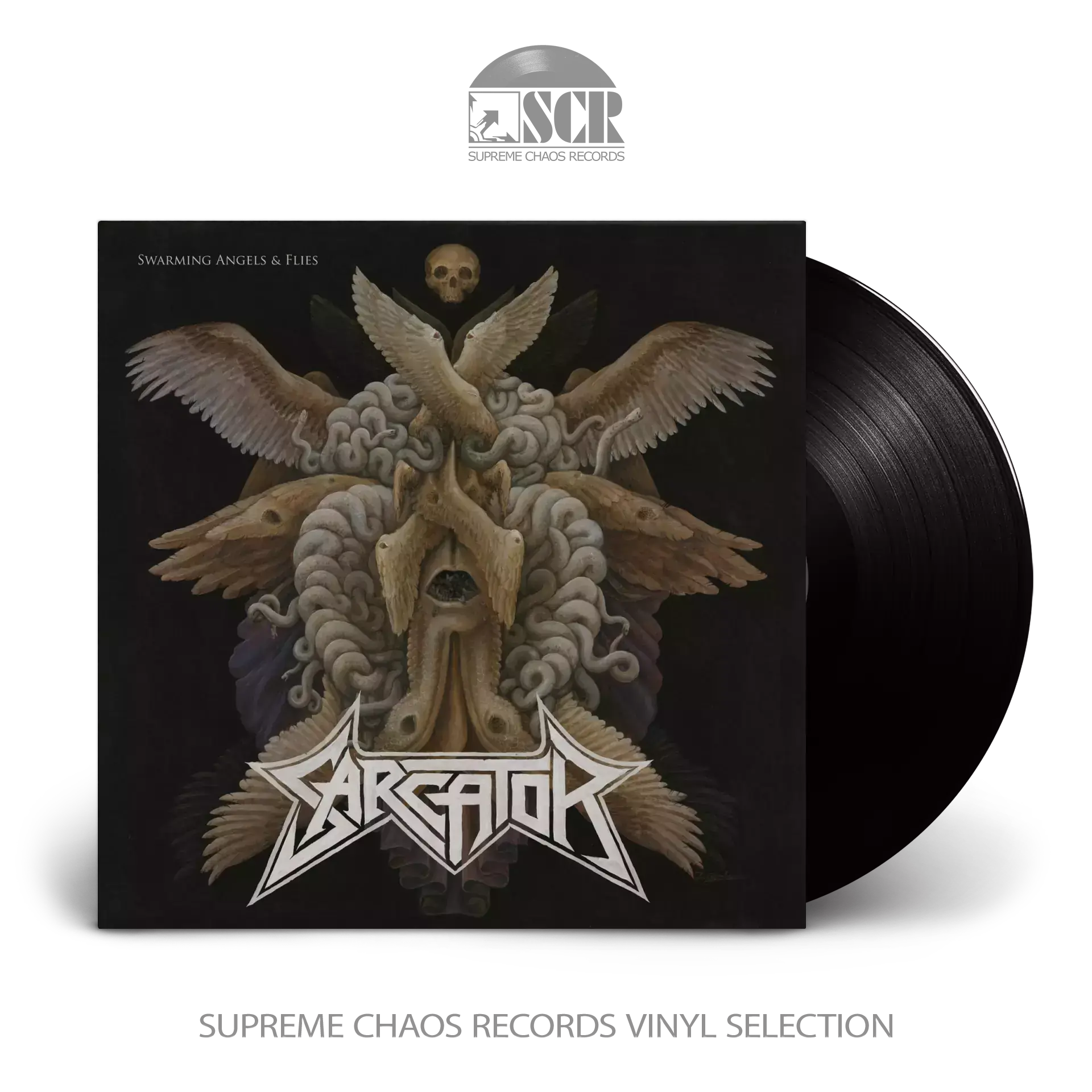 SARCATOR - Swarming Angels & Flies · BLACK LP (Black Metal/Thrash Metal Vinyl)