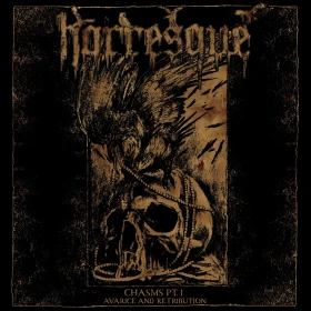 HORRESQUE · Chasms Pt. I - Avarice and Retribution | CLEAR/BLACK LP (Death Metal/Black Metal Vinyl) · Picture 2