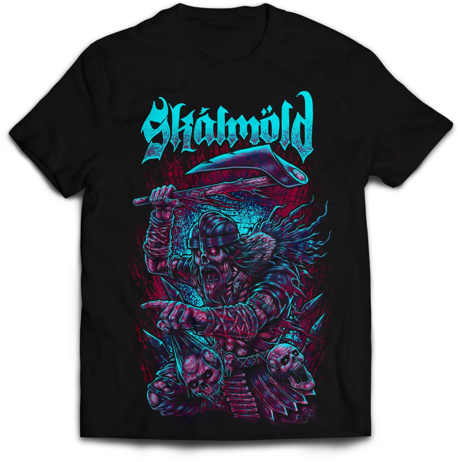 SKÁLMÖLD · Purple Viking | T-SHIRT (Viking Metal/Folk Metal Clothes)