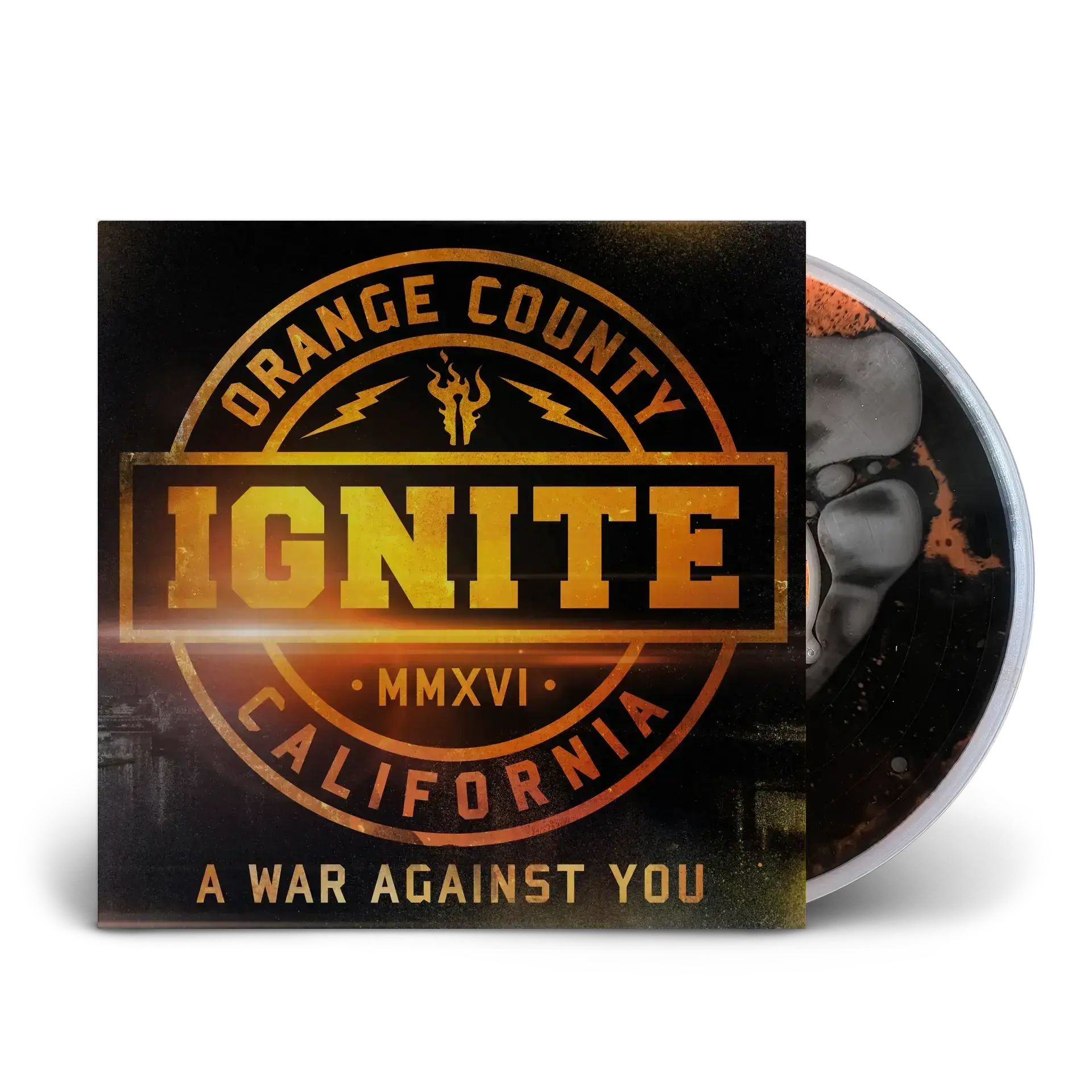 IGNITE · A War Against You | LIQUID FILLED LP (Hardcore Vinyl)