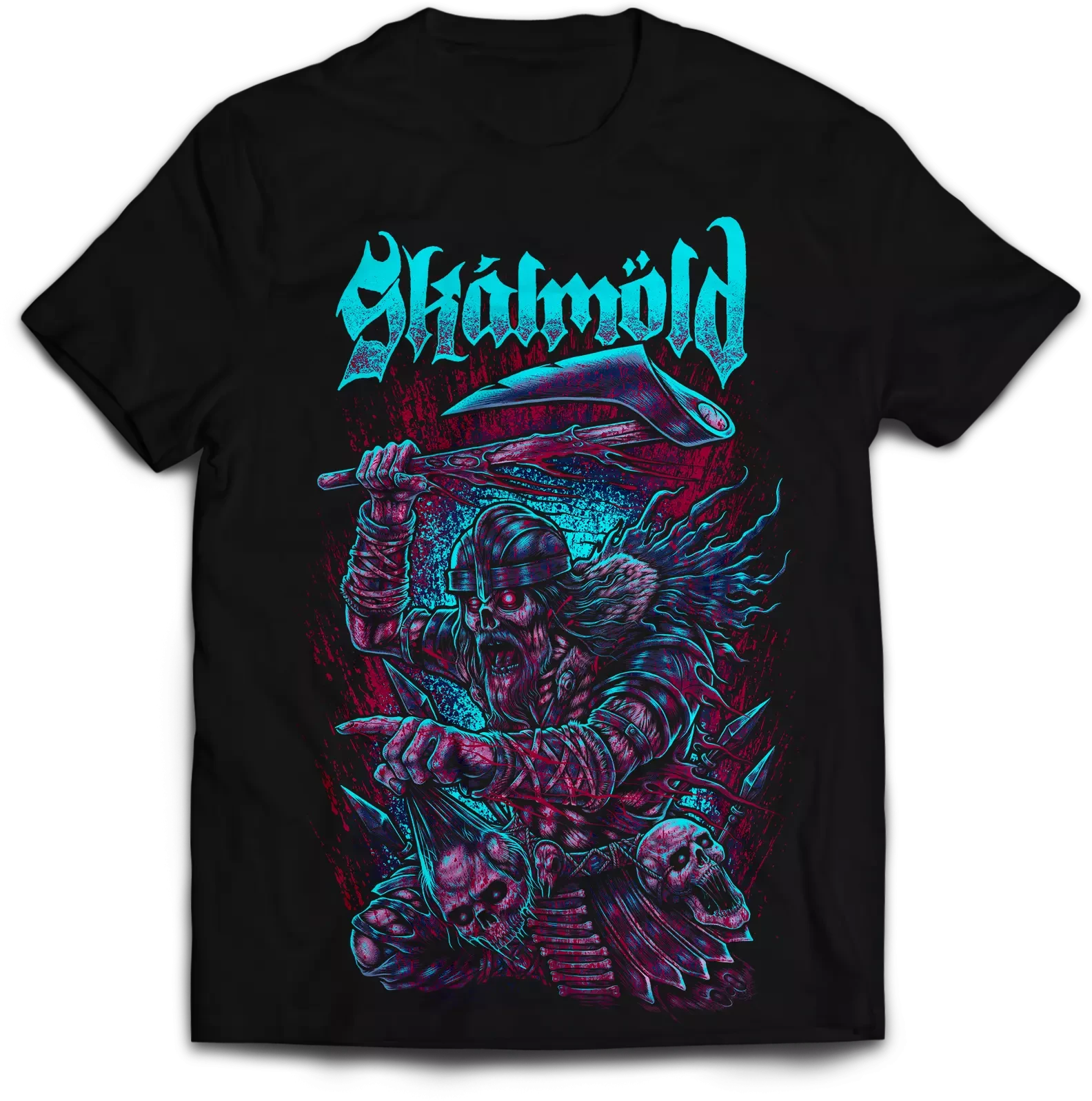 SKÁLMÖLD · Purple Viking | T-SHIRT (Viking Metal/Folk Metal Clothes)