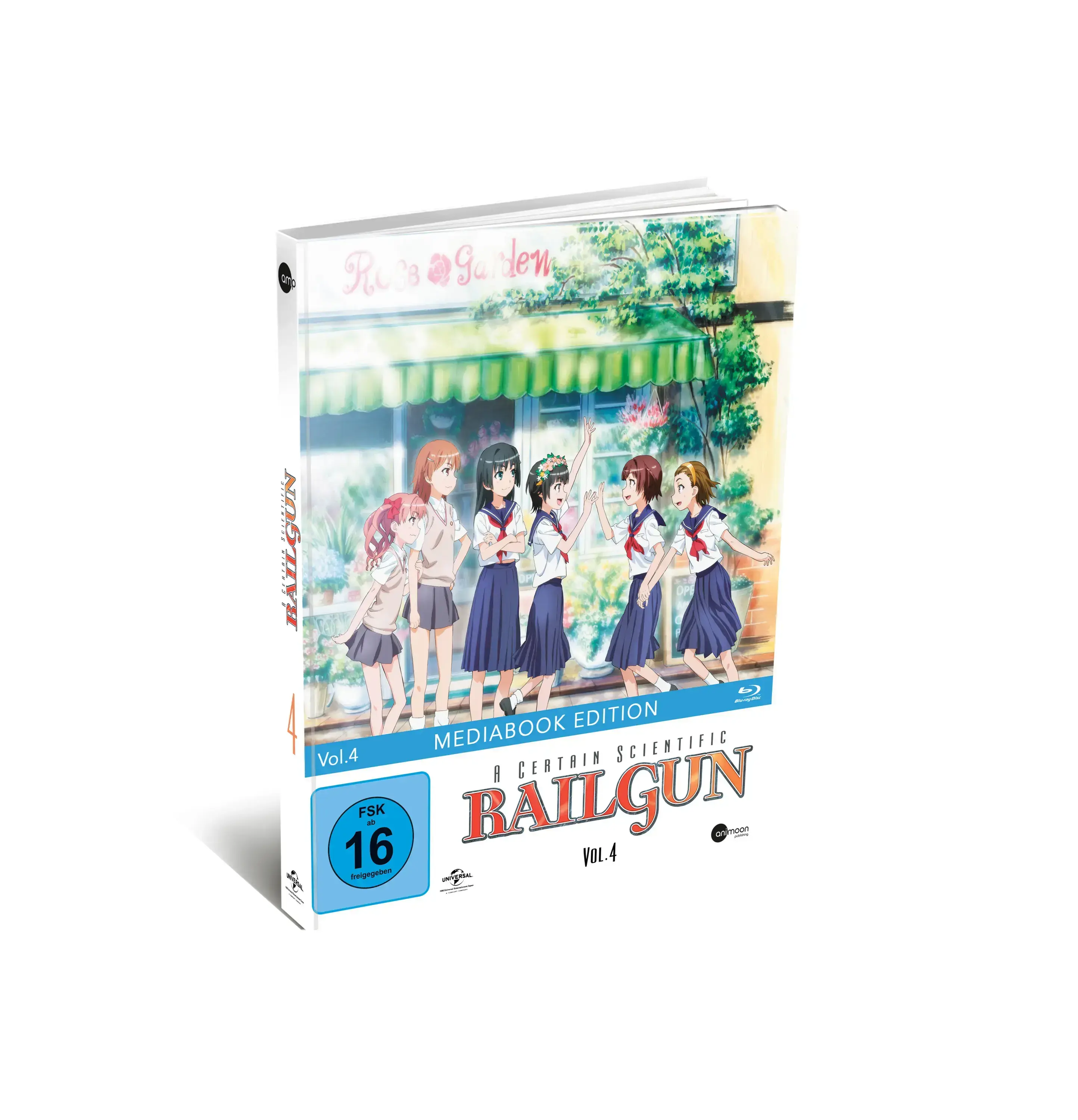 A CERTAIN SCIENTIFIC RAILGUN · A Certain Scientific Railgun Vol.4 | BLU-RAY (Animation/Anime DVDBluRay)