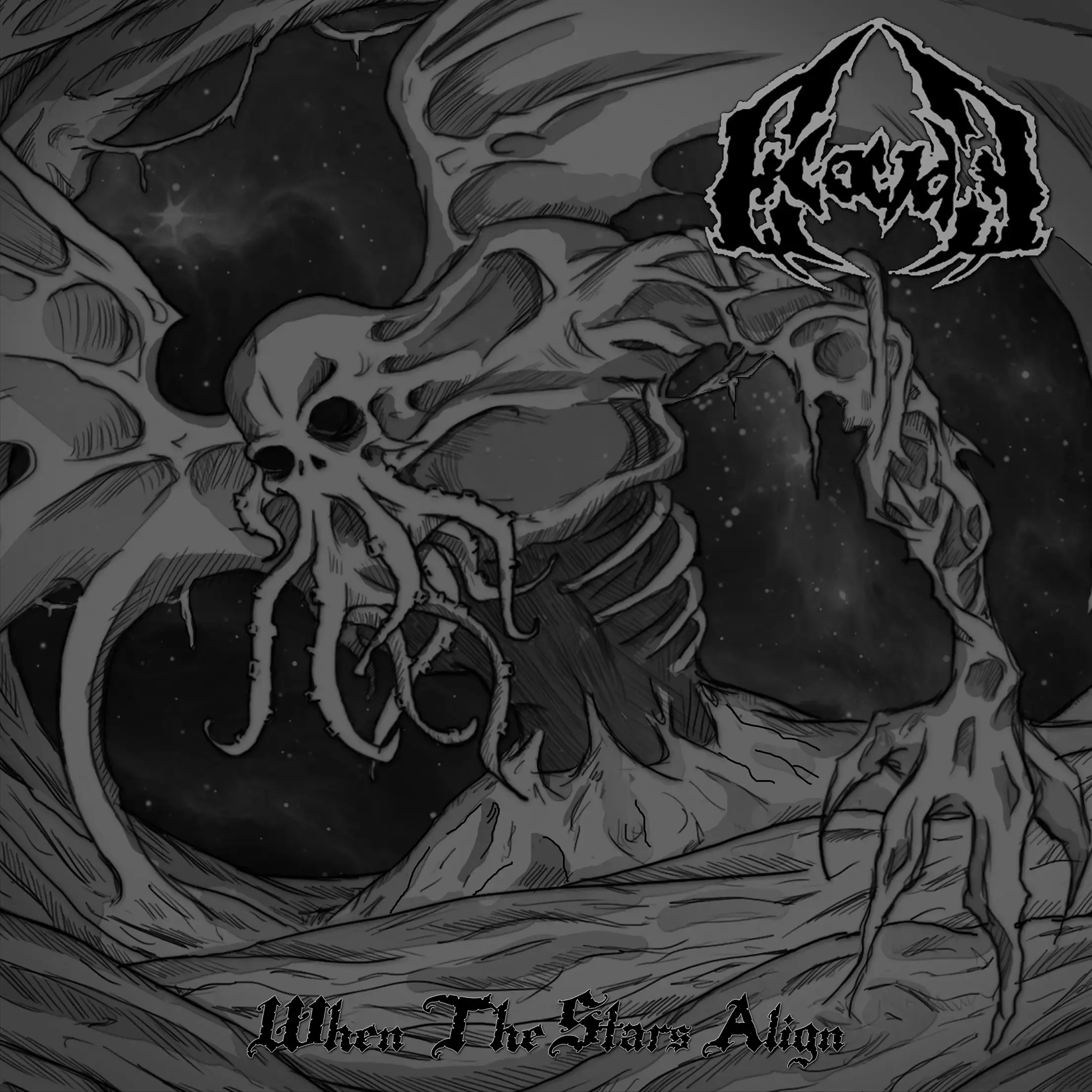 ECOCIDE · When The Stars Align | BLACK 7" EP (Death Metal Vinyl) · Picture 1