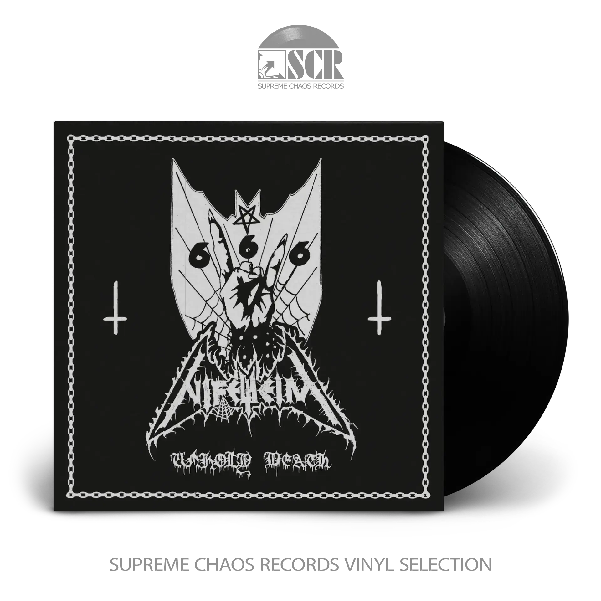 NIFELHEIM - Unholy Death (Re-Release) · BLACK LP (Black Metal Vinyl)