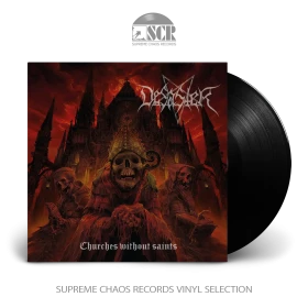 DESASTER · Churches Without Saints | BLACK LP (Thrash Metal/Black Metal Vinyl)