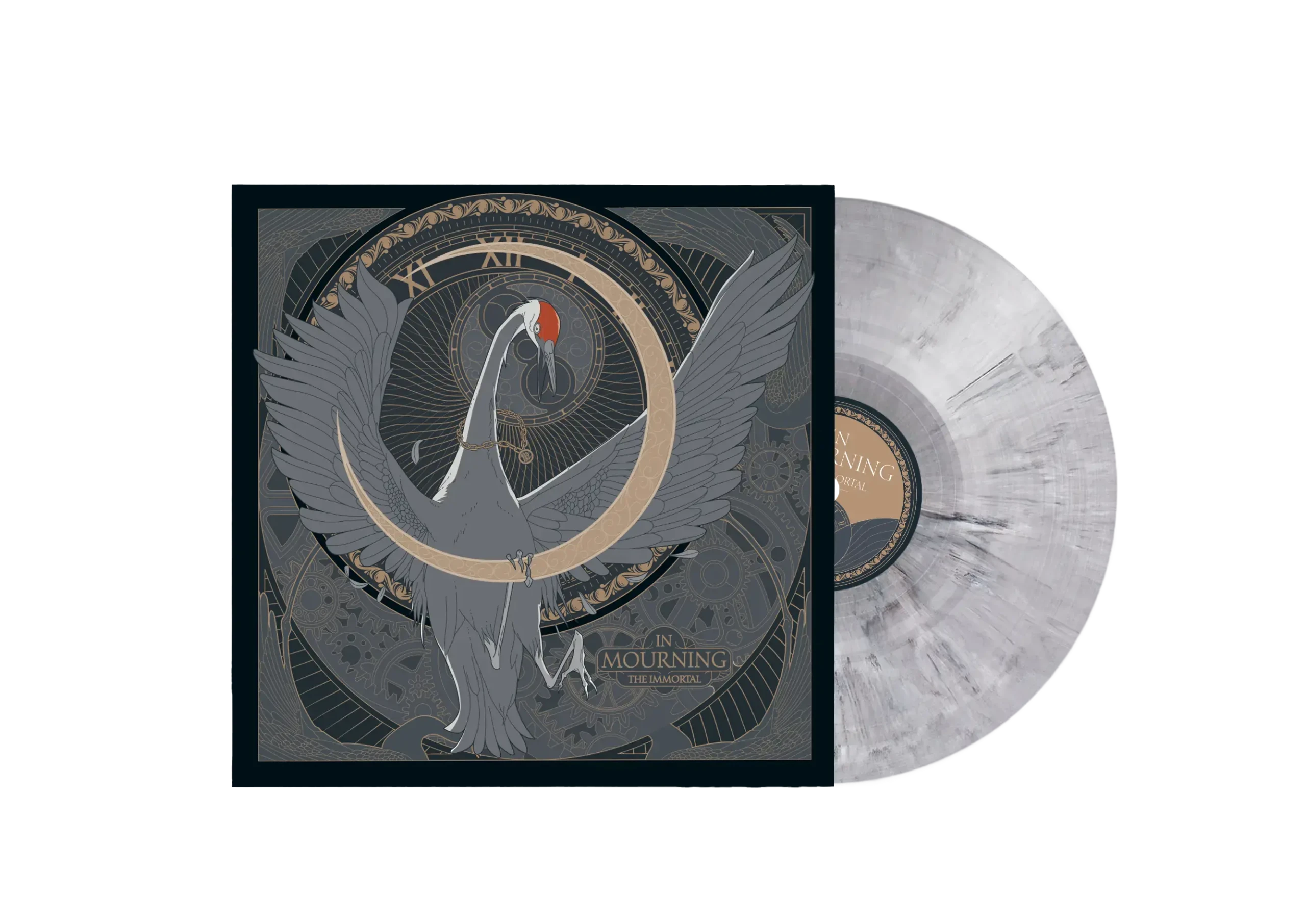 IN MOURNING · The Immortal (Bengans exclusive) | GREY MARBLED LP (Melodic Death Metal/Progressive Metal/Doom Metal Vinyl)