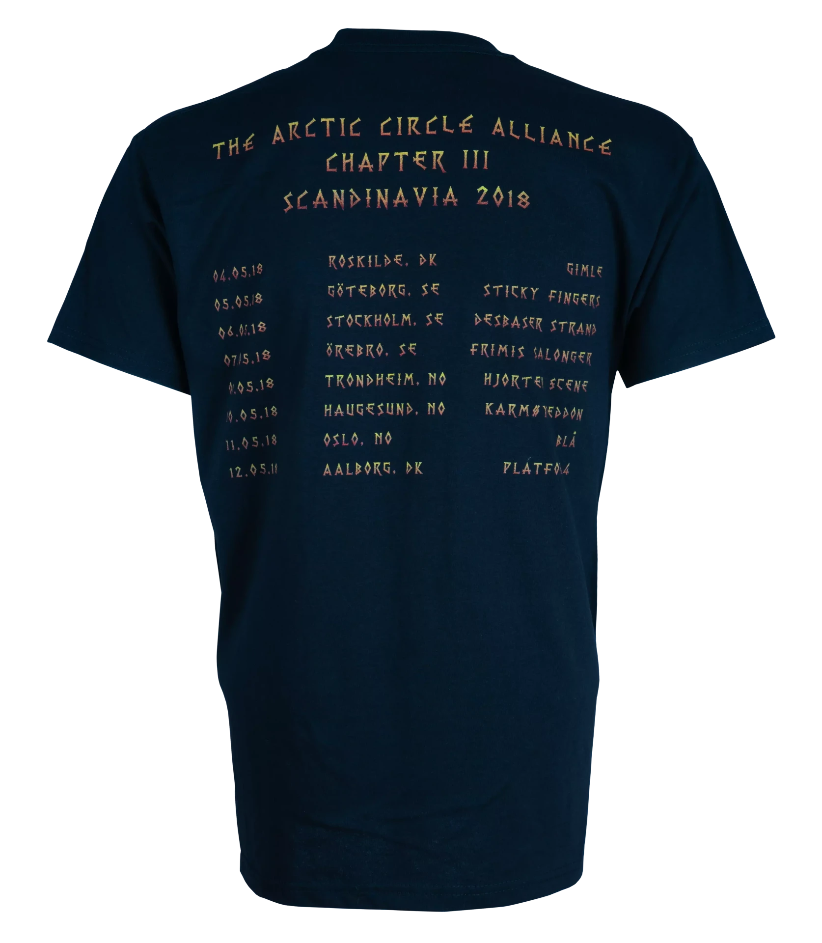 SKÁLMÖLD · Live in Scandinavia 2018 | T-SHIRT (Viking Metal/Folk Metal Clothes) · Picture 2