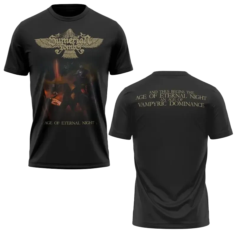 SUMERIAN TOMBS · Age Of Eternal Night Cover | T-SHIRT (Black Metal/Death Metal Clothes)