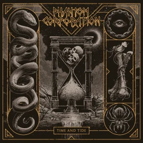 PHANTOM CORPORATION · Time And Tide | BLACK LP (Thrash Metal/D-Beat/Death Metal Vinyl) · Picture 1