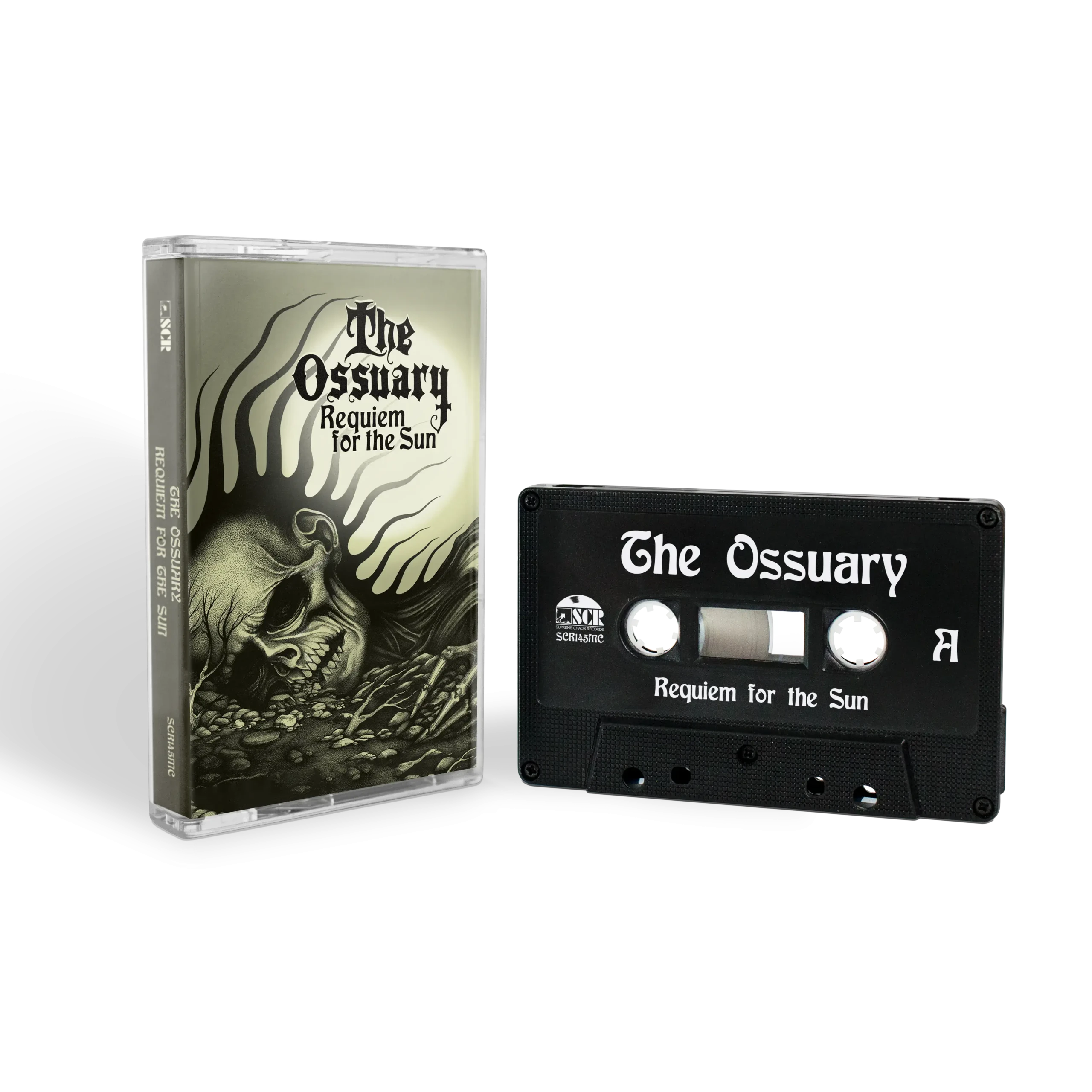THE OSSUARY · Requiem For The Sun | BLACK TAPE (Doom Metal/Doom Rock/Occult Rock Tapes)