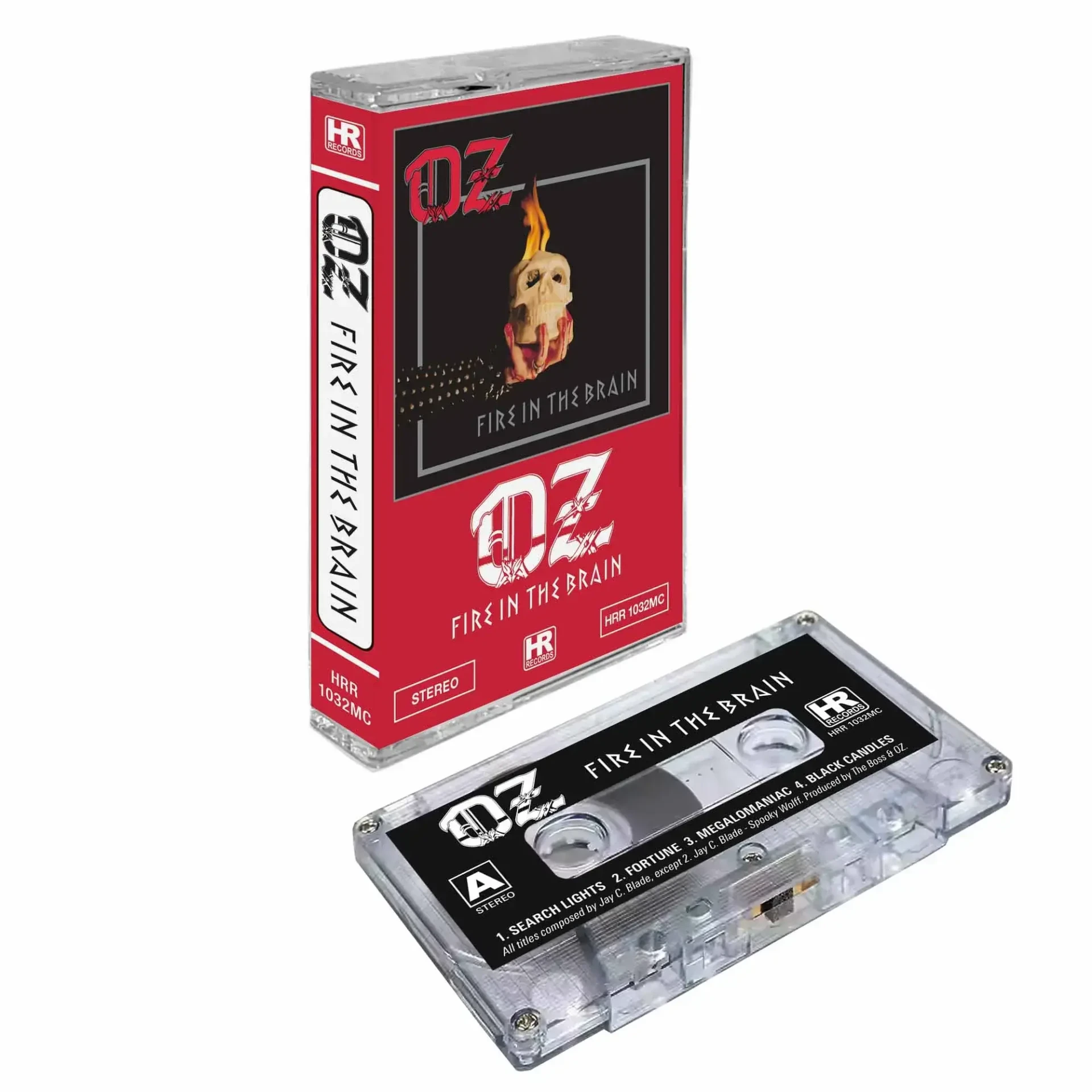 OZ - Fire in the Brain · CLEAR TAPE (Heavy Metal Tapes)