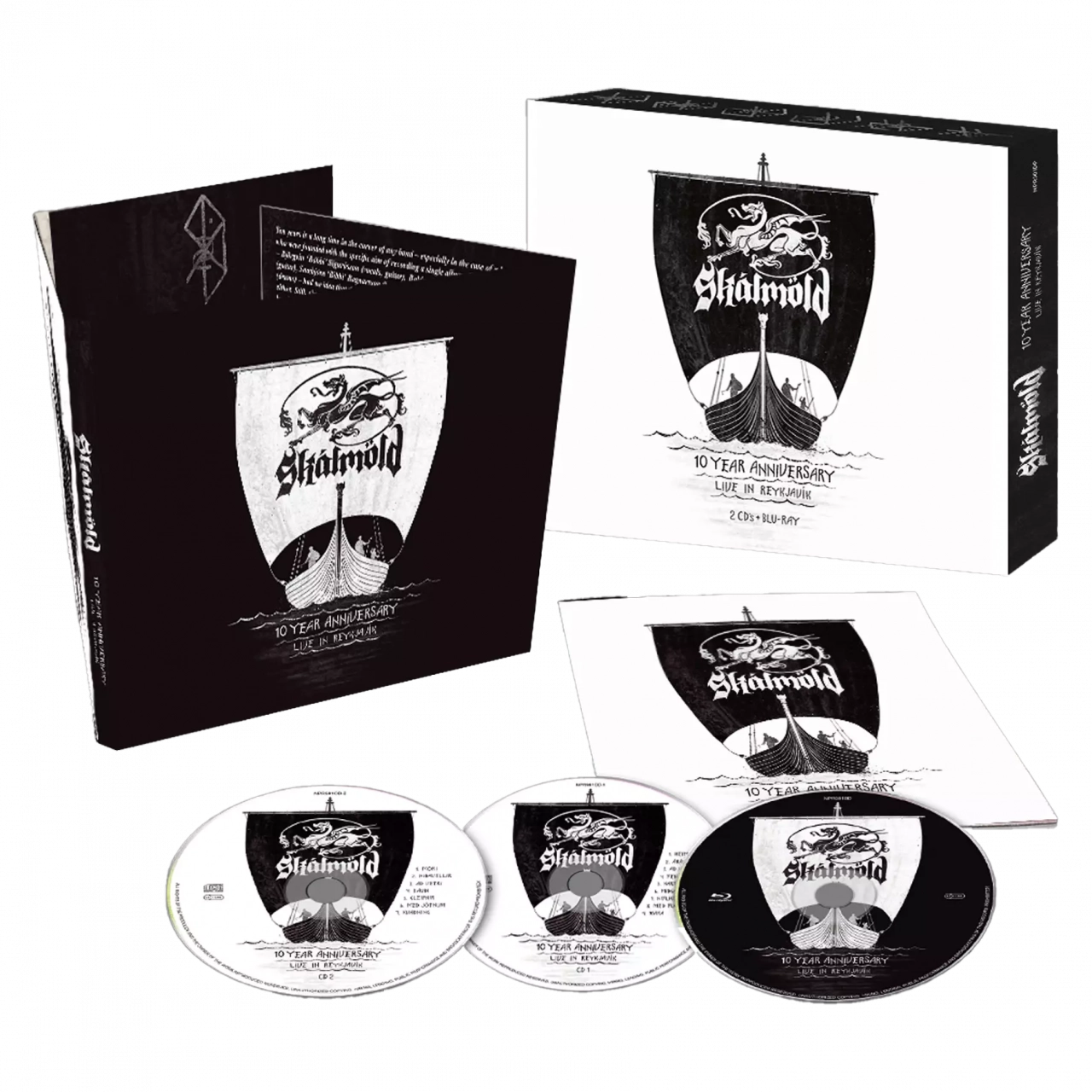 SKÁLMÖLD - 10 Year Anniversary - Live in Reykjavík · 2CD+BLURAY DIGIPAK