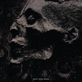 ANCST / KING APATHY · Split | WHITE LP (Black Metal Vinyl) · Picture 2