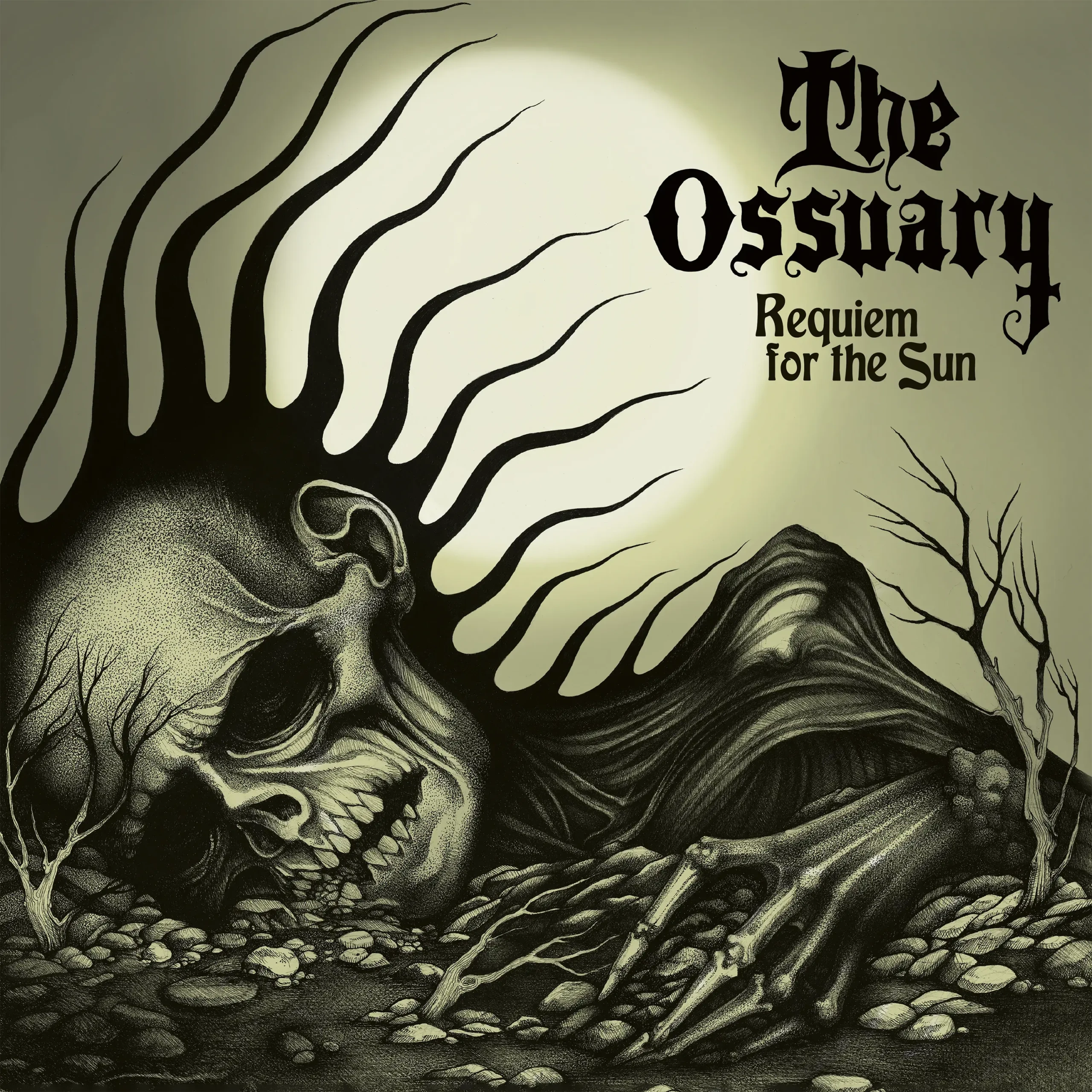 THE OSSUARY · Requiem For The Sun | BLACK LP (Doom Metal/Doom Rock/Occult Rock Vinyl) · Picture 1