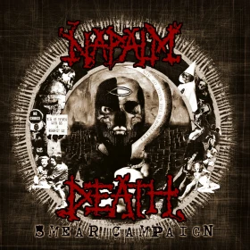 NAPALM DEATH · Smear Campaign | TRANSPARENT RED/BLACK SPLATTER LP (Grindcore Vinyl) · Picture 2