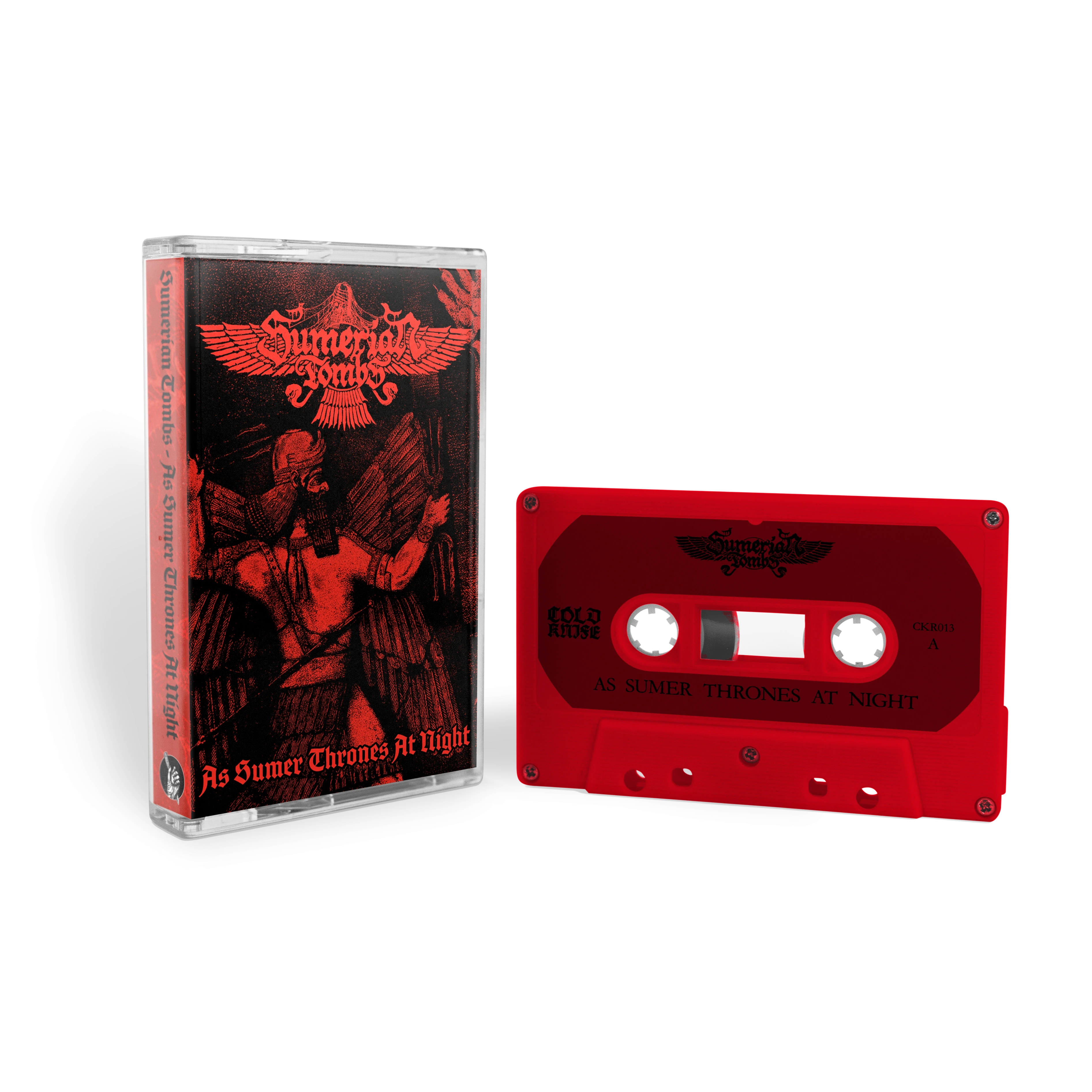 SUMERIAN TOMBS · As Sumer Thrones At Night | RED TAPE (Black Metal/Death Metal Tapes)