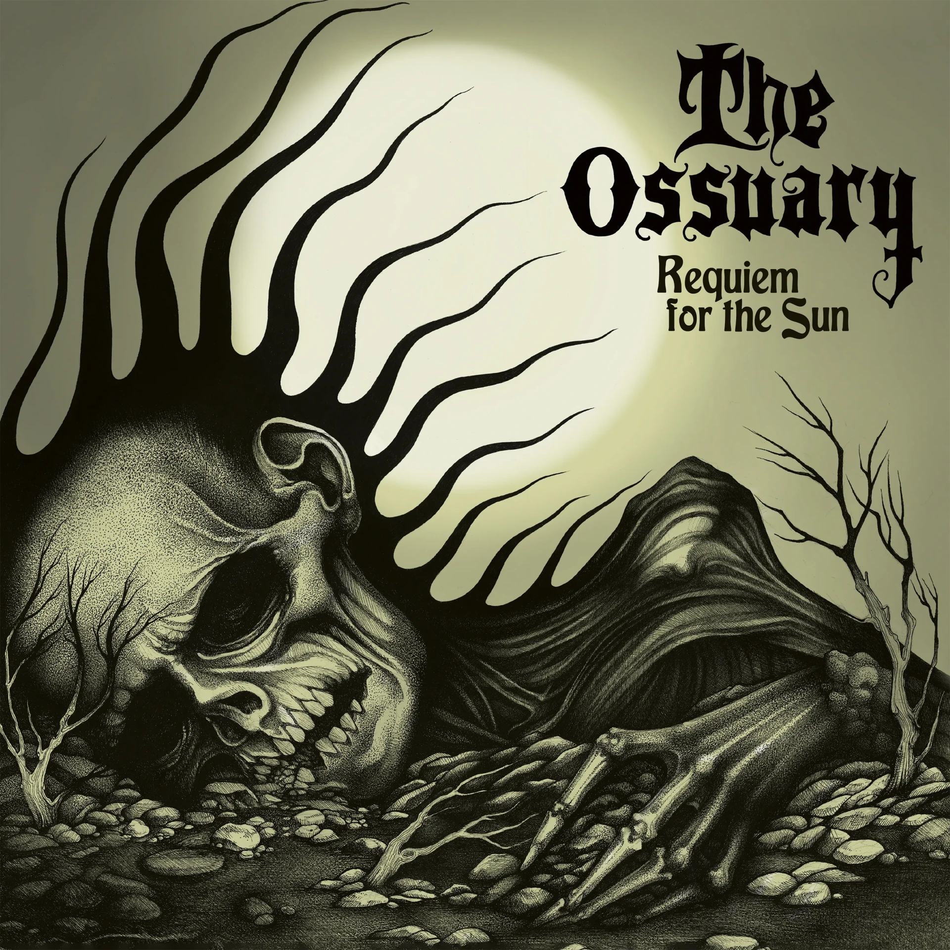 THE OSSUARY · Requiem For The Sun | BLACK LP (Doom Metal/Doom Rock/Occult Rock Vinyl) · Picture 2