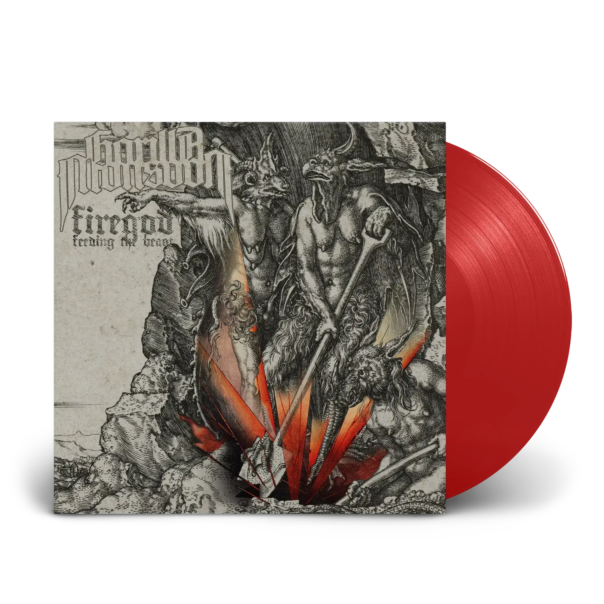 GORILLA MONSOON · Firegod - Feeding The Beast | RED LP (Stoner Rock Vinyl)