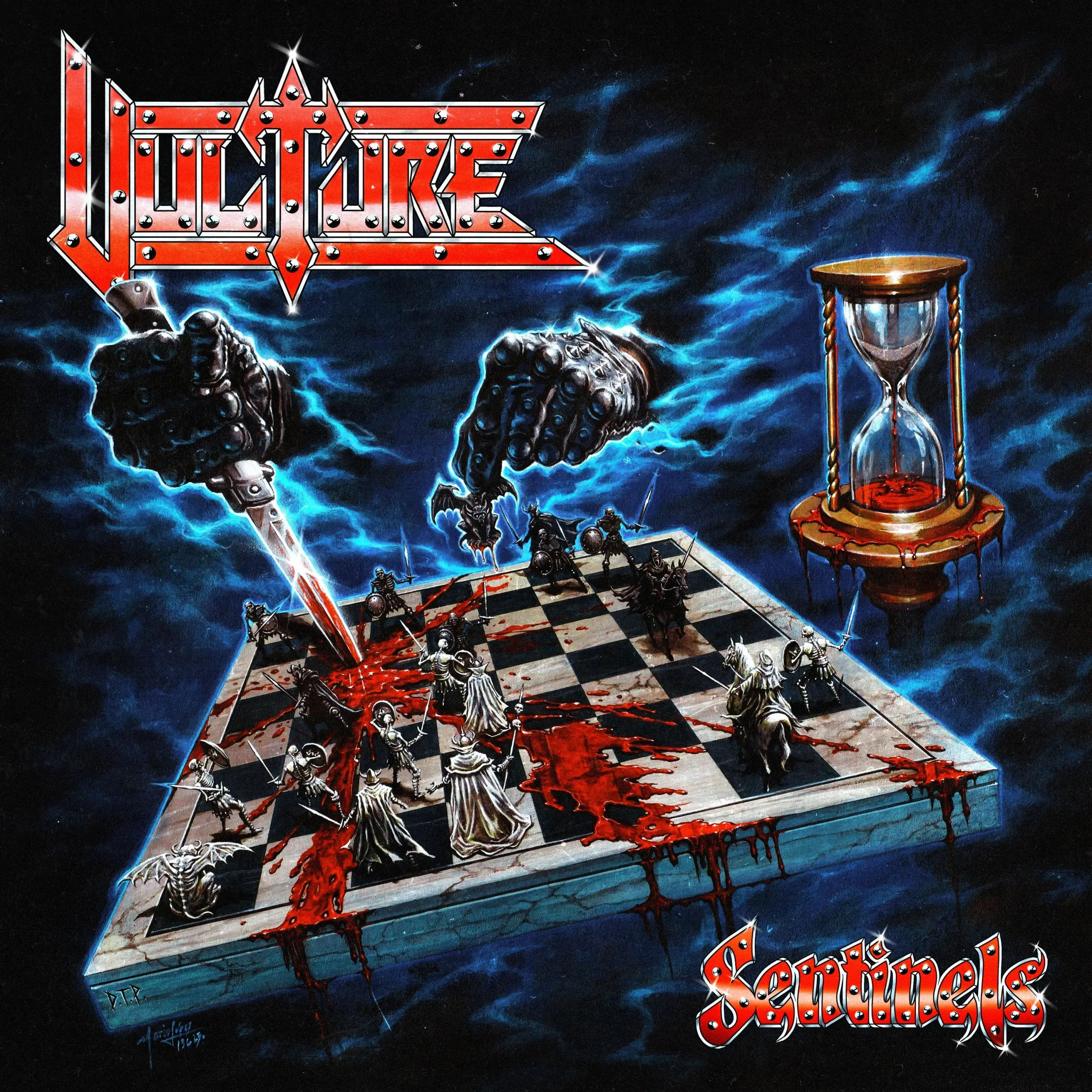 VULTURE - Sentinels · CLEAR/BLACK SMOKE LP (Heavy Metal Vinyl) · Picture 1