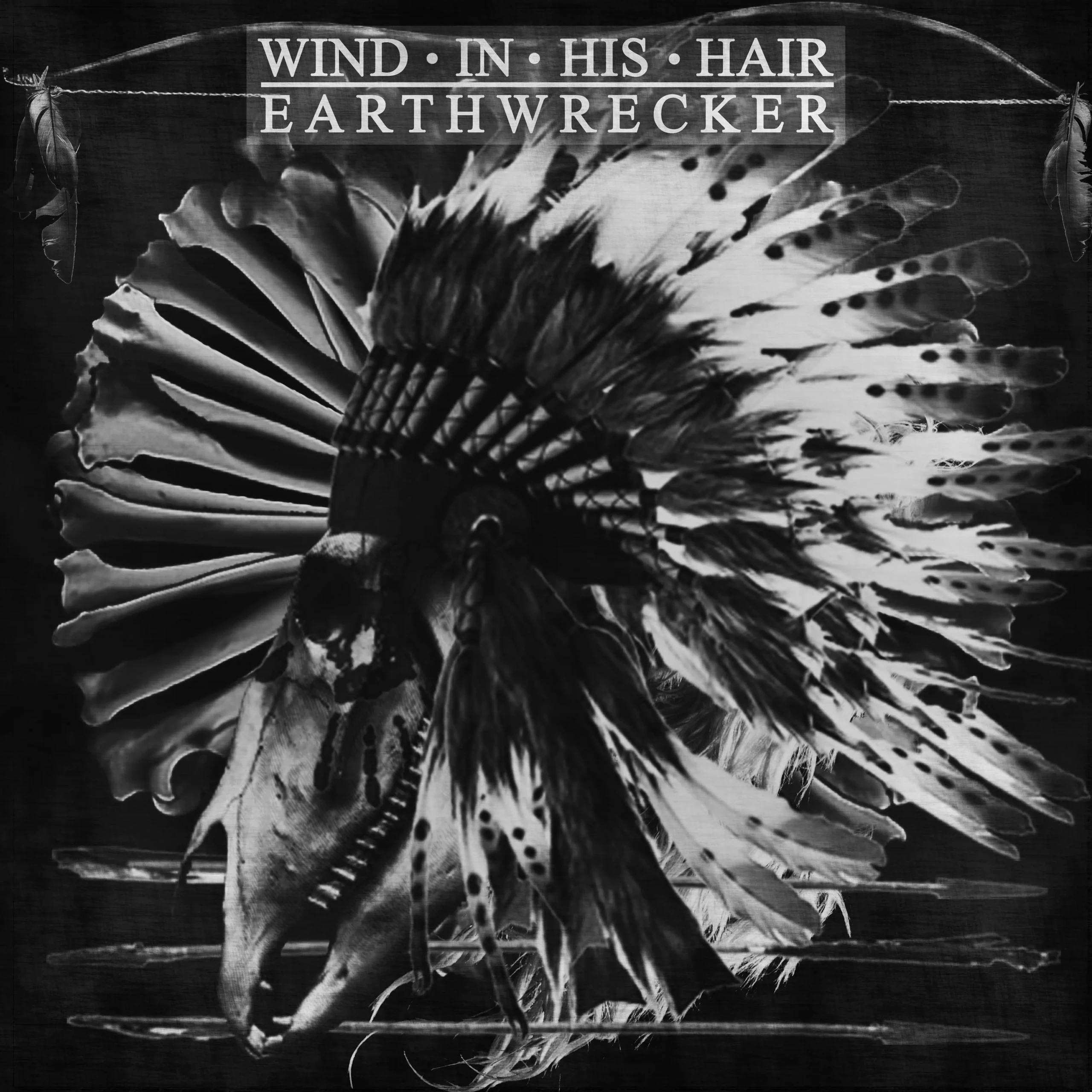 WIND IN HIS HAIR · Earthwrecker | BLACK LP (Black Metal Vinyl) · Picture 1